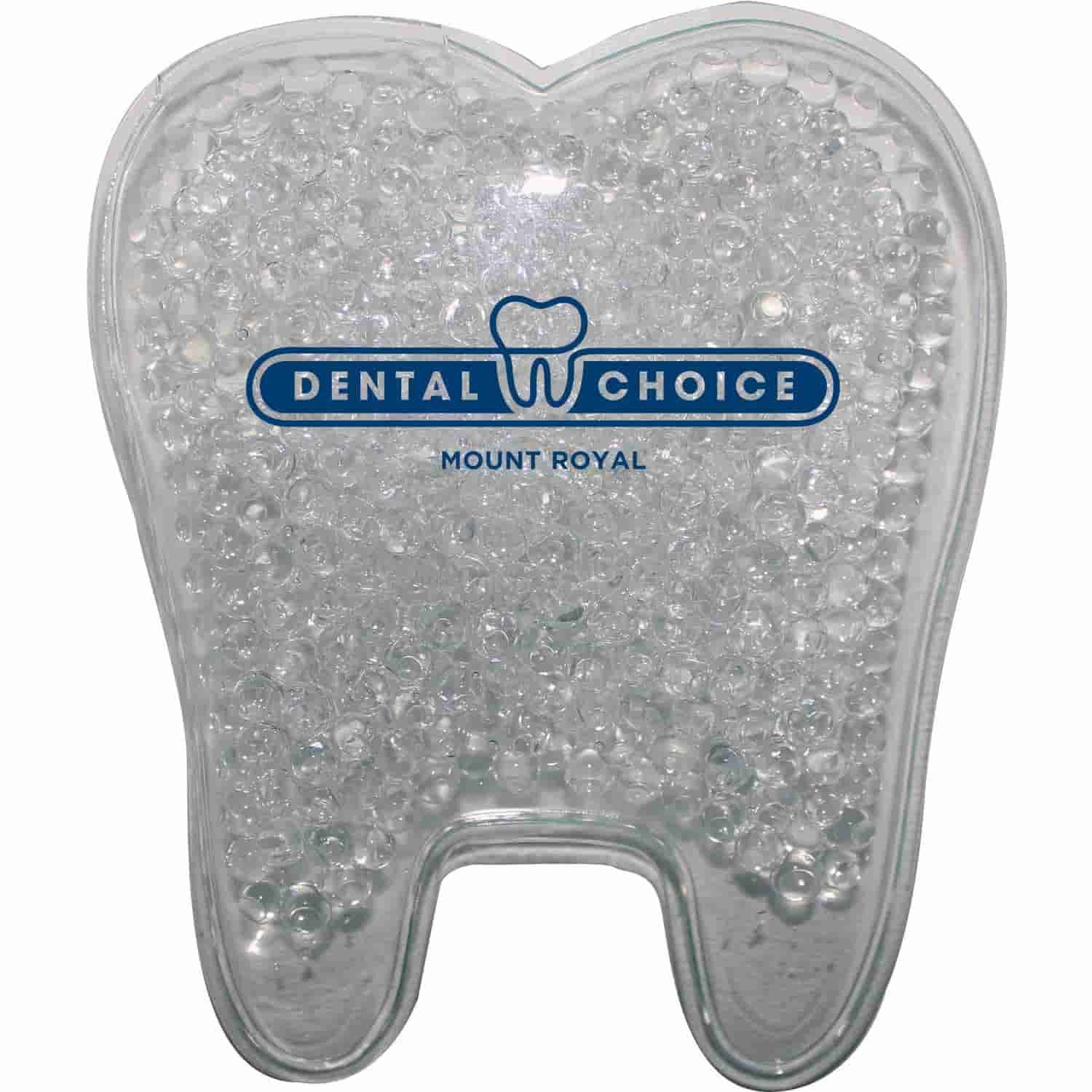 Imprinted Tooth Gel Bead Hot/Cold Packs
