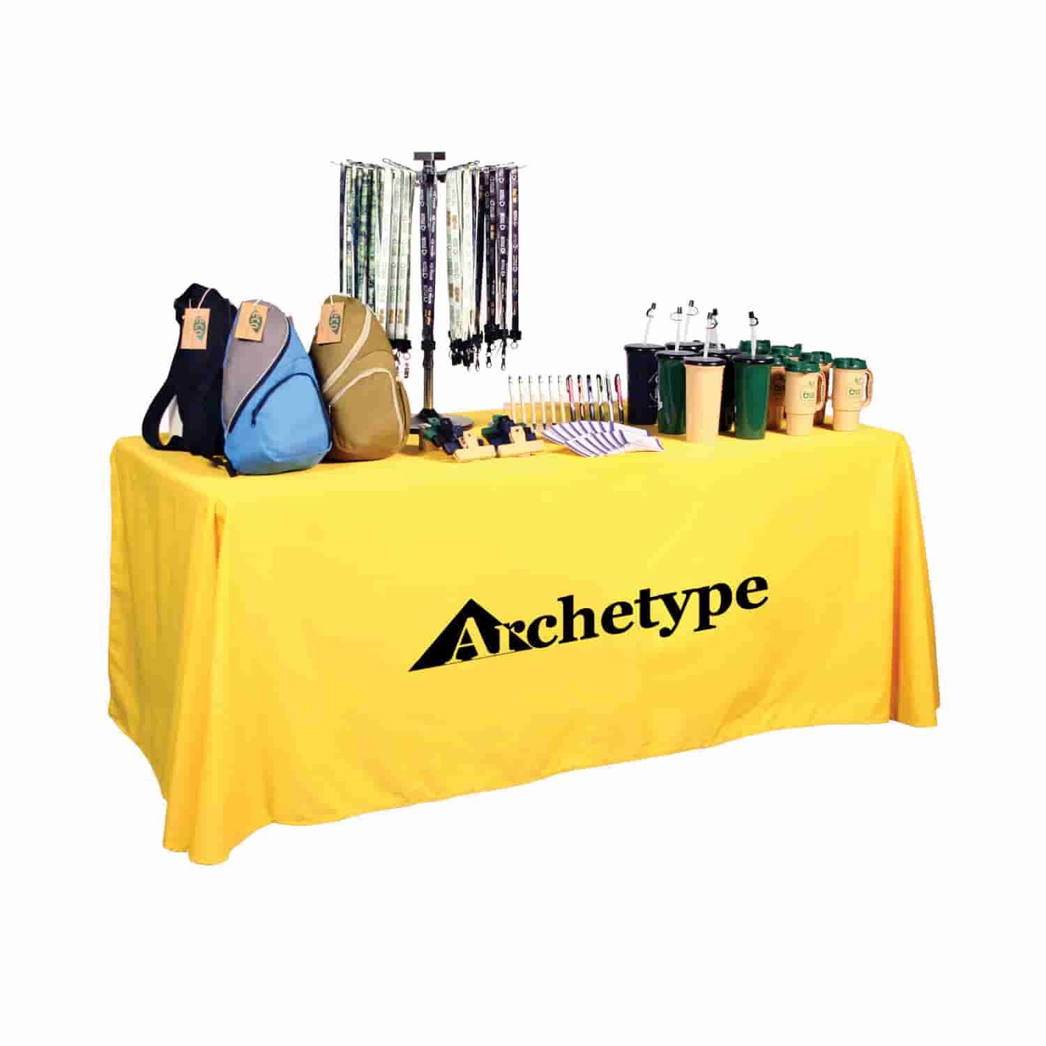Closed Back Table Cover - 6'