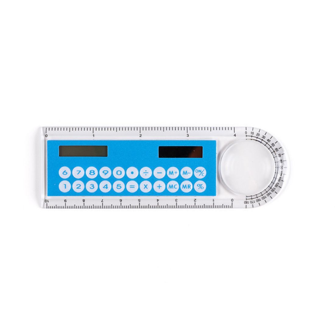 Solar Calculator with Ruler and Magnifier