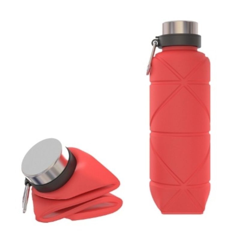 Custom 23 oz Collapsible Silicone Water Bottle