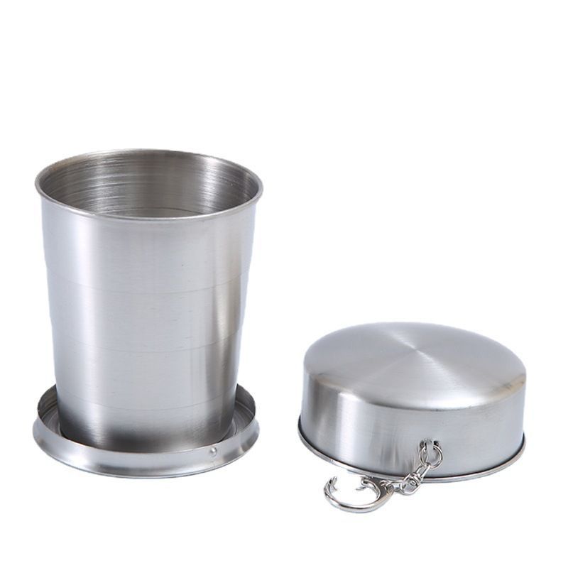 8.5 oz Outdoor Collapsible Stainless Steel Cup