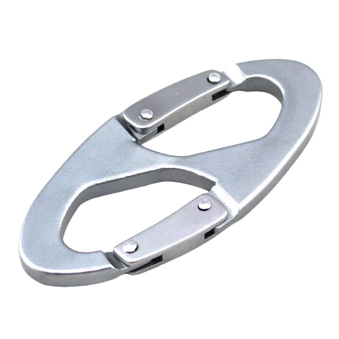 Custom 8 Shape Aluminum Double Sided Carabiner