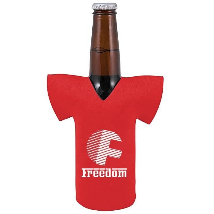 Custom T-Shirt Shaped Bottle Sleeve Cooler