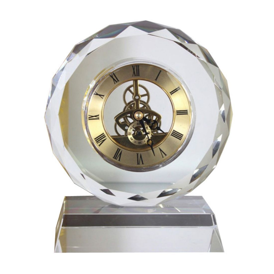 Luxury Custom Crystal Desk Clock