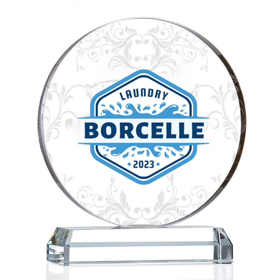 Premium Custom K9 Crystal Awards Trophy