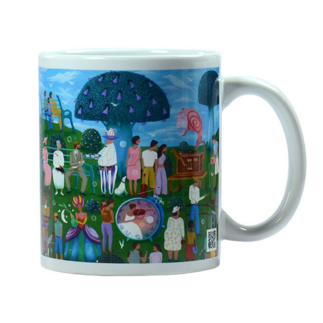 Custom 11 oz White Ceramic Coffee Mug