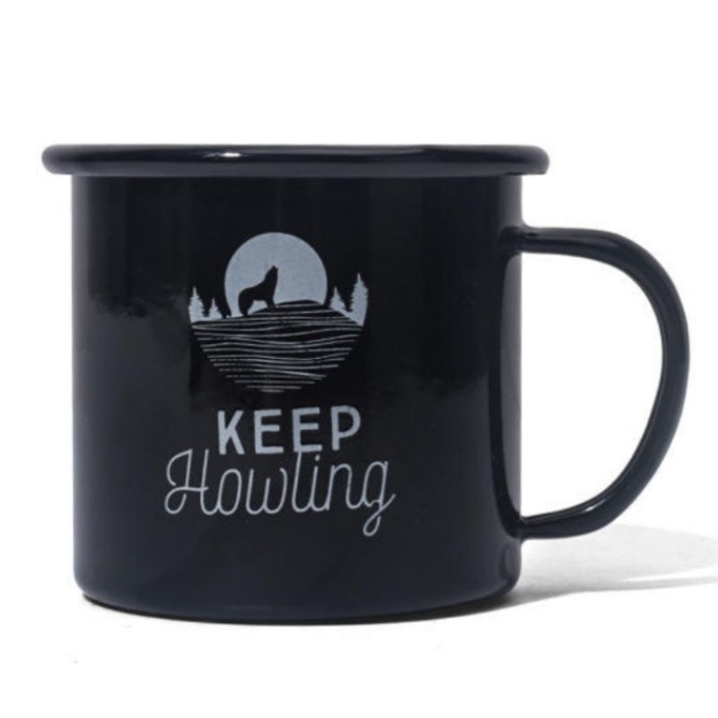 Custom 12 oz Vintage Enamel Camp Mug