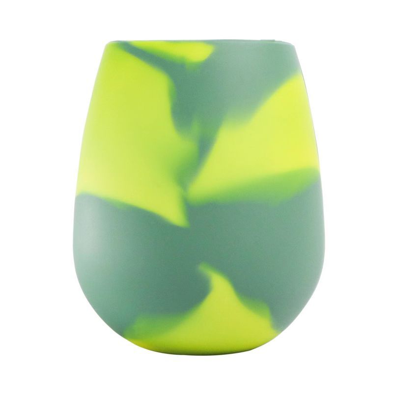 Custom 12 oz Tie Dye Silicone Wine Tumbler