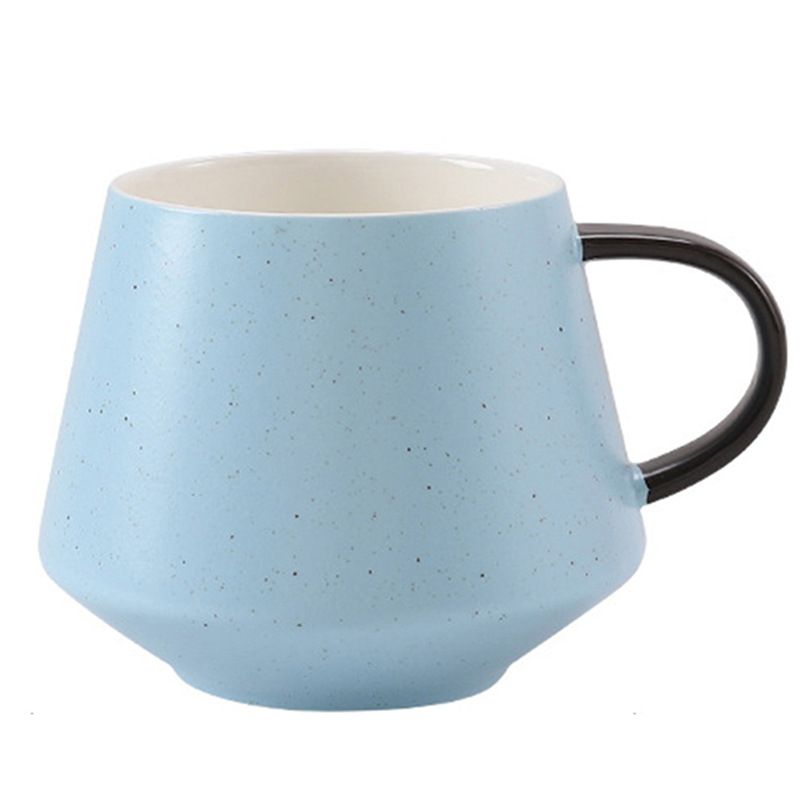 Custom 14 oz Diamond-Shaped Ceramic Coffee Mug