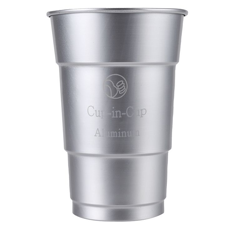 Custom 16 oz Single-Wall Stackable Aluminum Tumbler