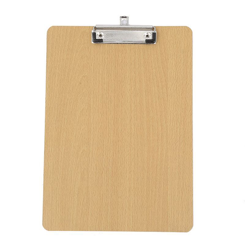 Custom Letter Size Wooden Clipboard with Metal Clip