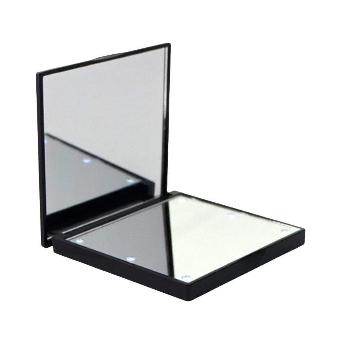 Double Sided Mini Folding LED Makeup Mirror