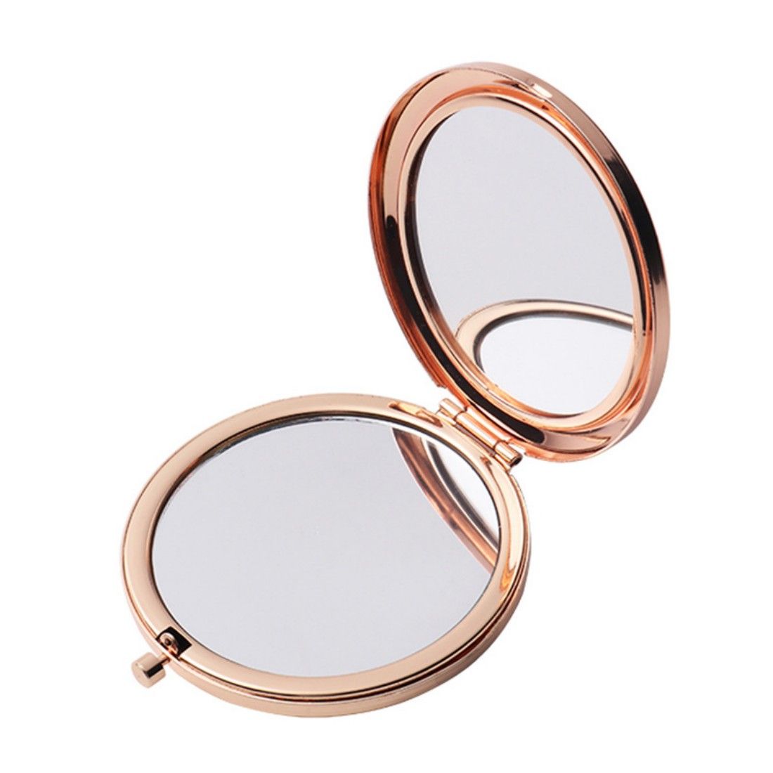 Metal Folding Double Sided Compact Makeup Mirror