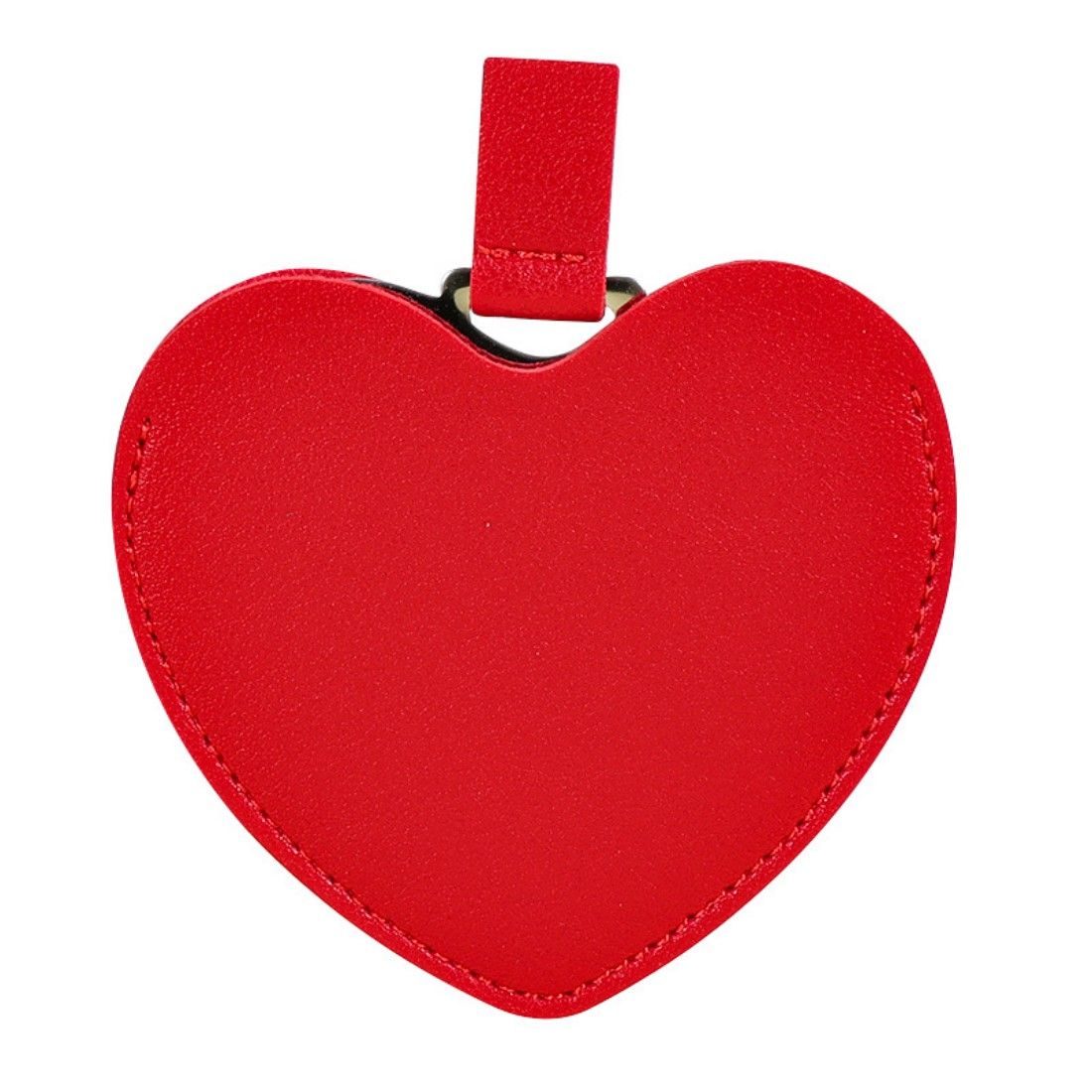 Custom Heart-Shaped Stainless Steel Makeup Mirror