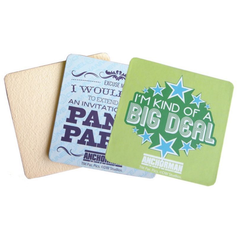 Square Paperboard Custom Coasters