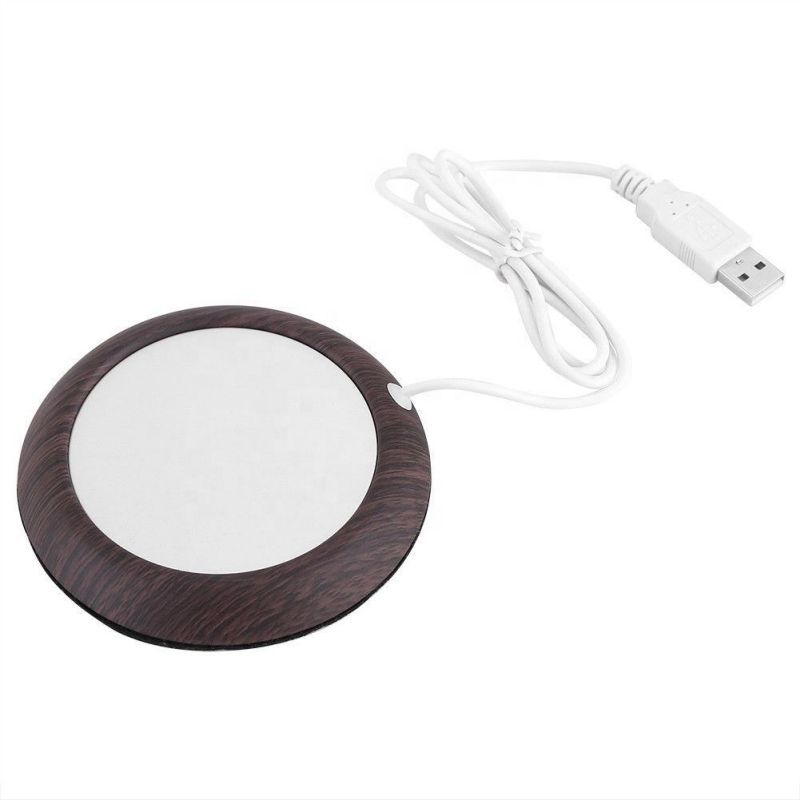 Custom USB Cup Warmer with Wood Grain Finish