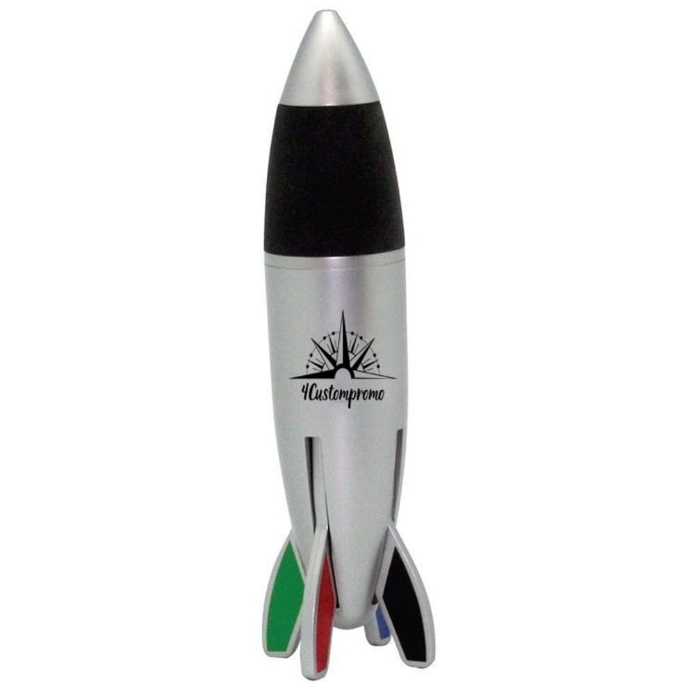Custom Rocket Shaped Pen with 4 Color Ink
