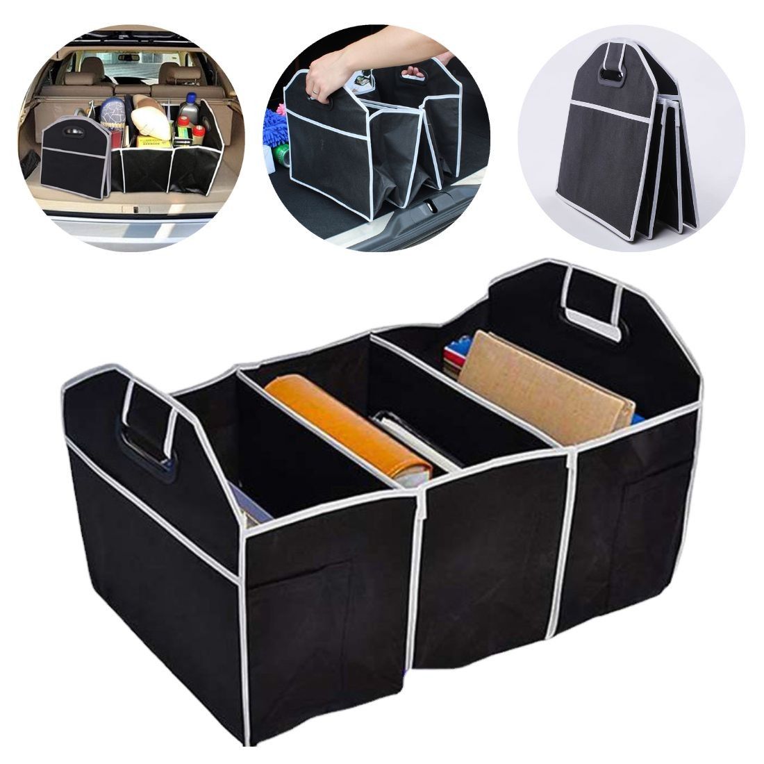 Car Trunk Organizer Collapsible Storage Bag