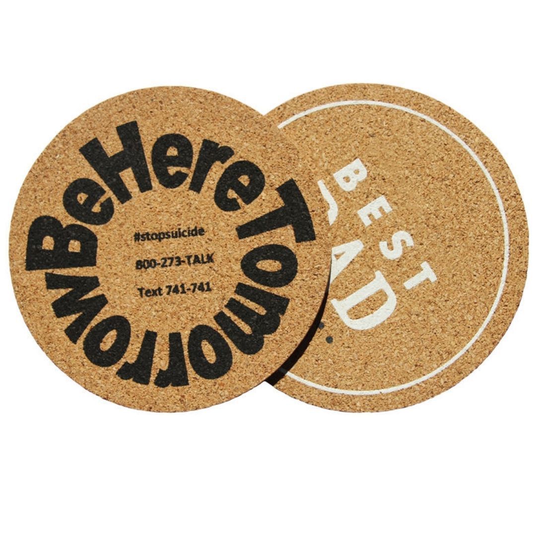 Custom Non-Slip Round Cork Coaster