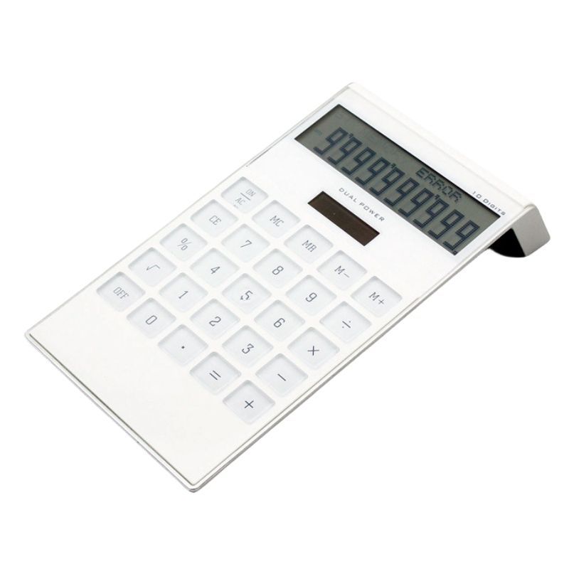 Custom Solar and Battery Powered Desktop Calculator