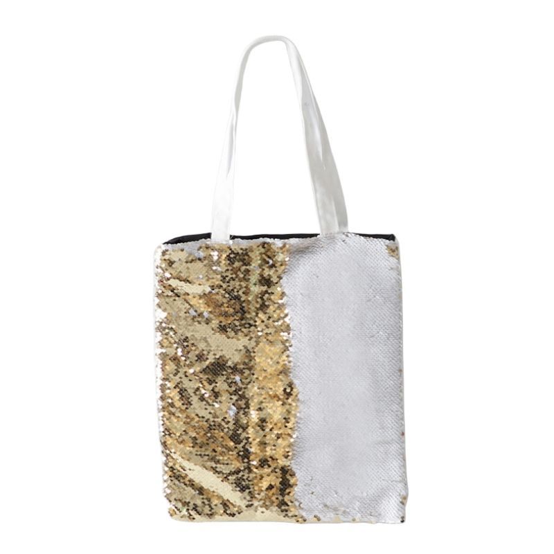 Custom Reversible Sequin Tote Bag - 13
