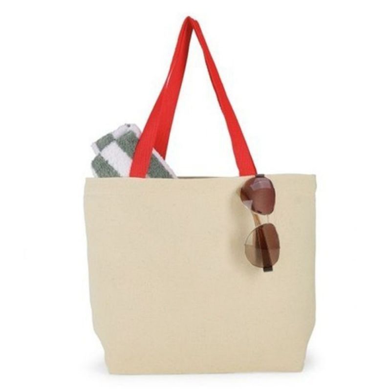 Custom Cotton Canvas Tote - 15.5