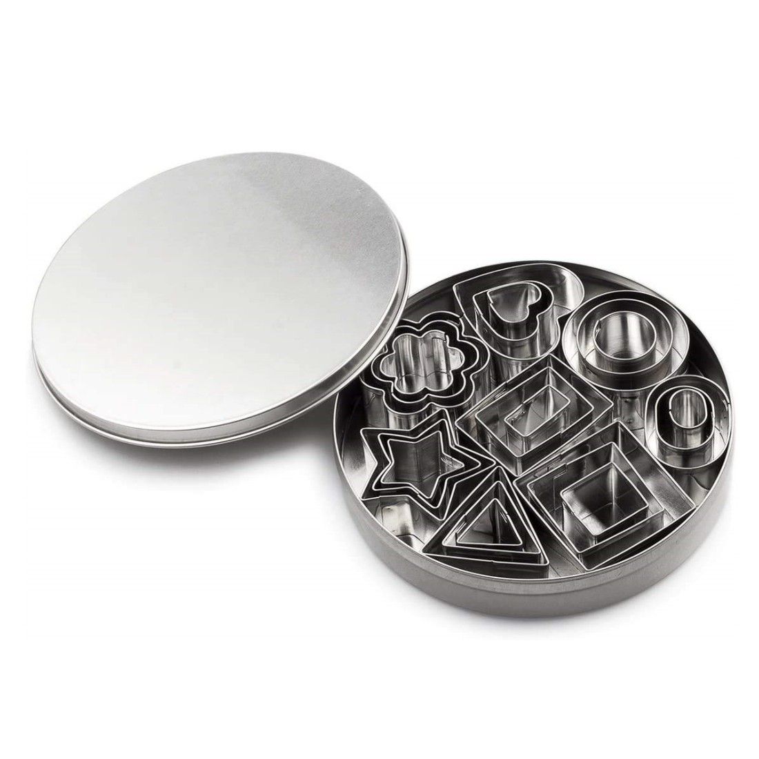 Custom 24Pcs Stainless Steel Cookie Cutter Set