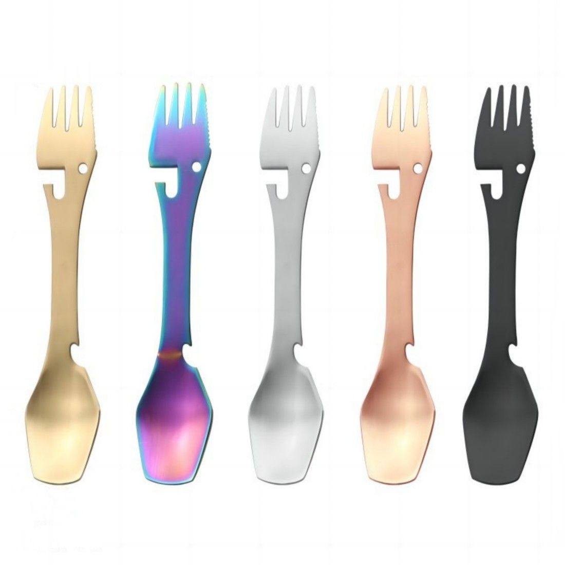 Multifunctional 5-in-1 Fork Spoon with Opener