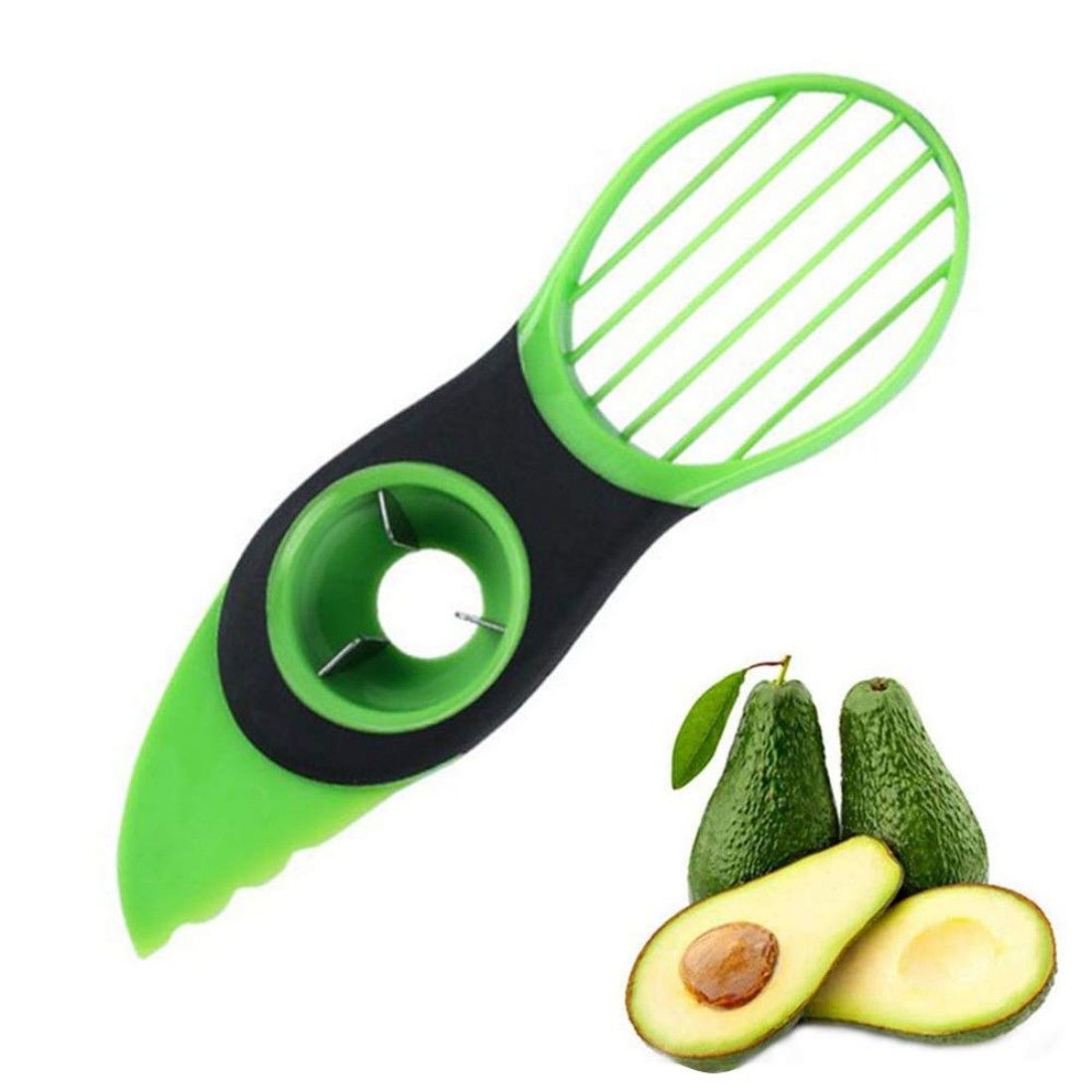 Multifunctional 3-in-1 Avocado Slicer