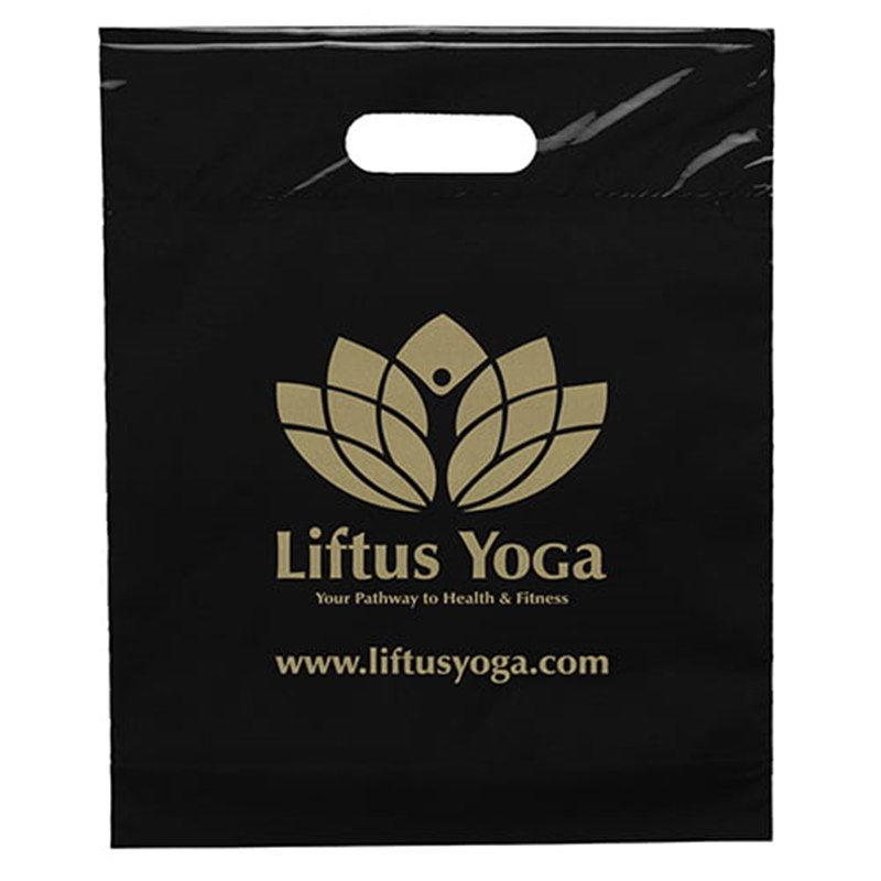 Promotional Die Cut Plastic Bag - 12