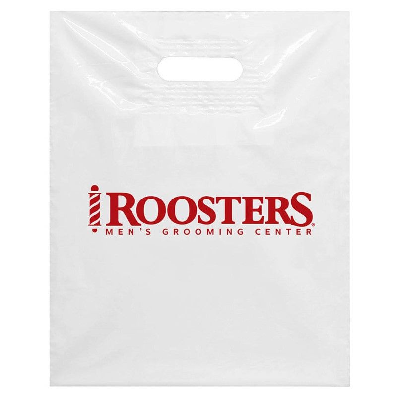 Custom Patch Handle Die Cut Plastic Bag - 11