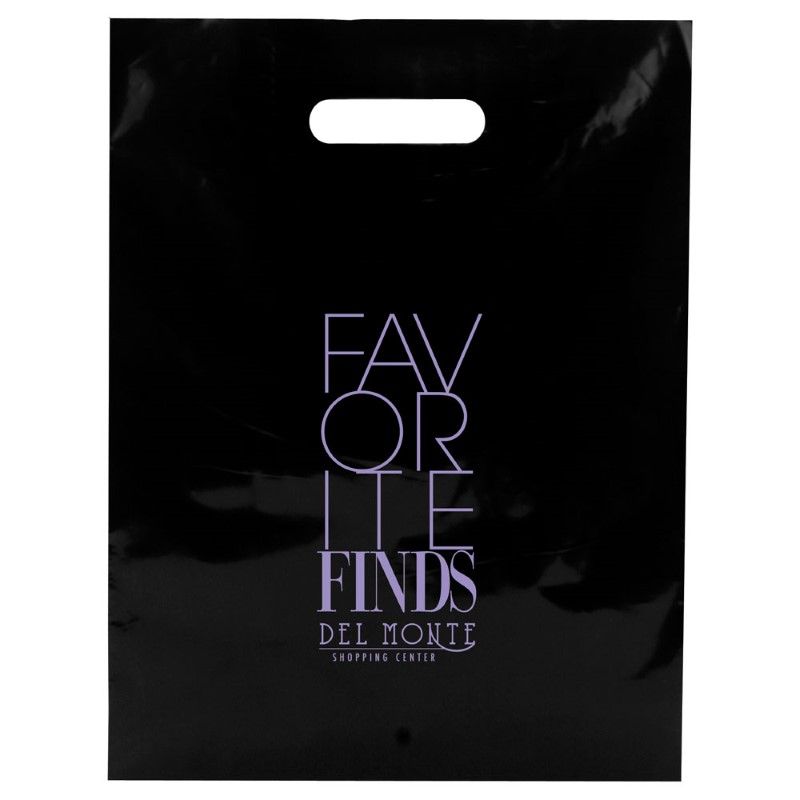 Custom Die Cut Handle Plastic Bag - 8