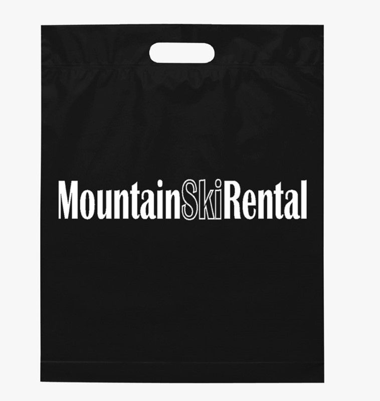 Custom Die Cut Plastic Bag - 17.5
