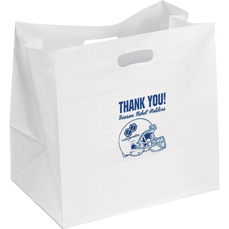 Carry-Out Die Cut Plastic Bag - 10.25