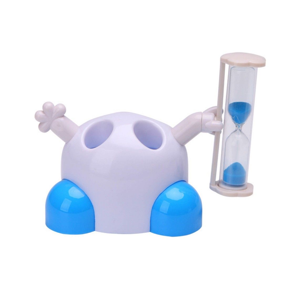 Kids Toothbrush Holder with 3-Minute Hourglass