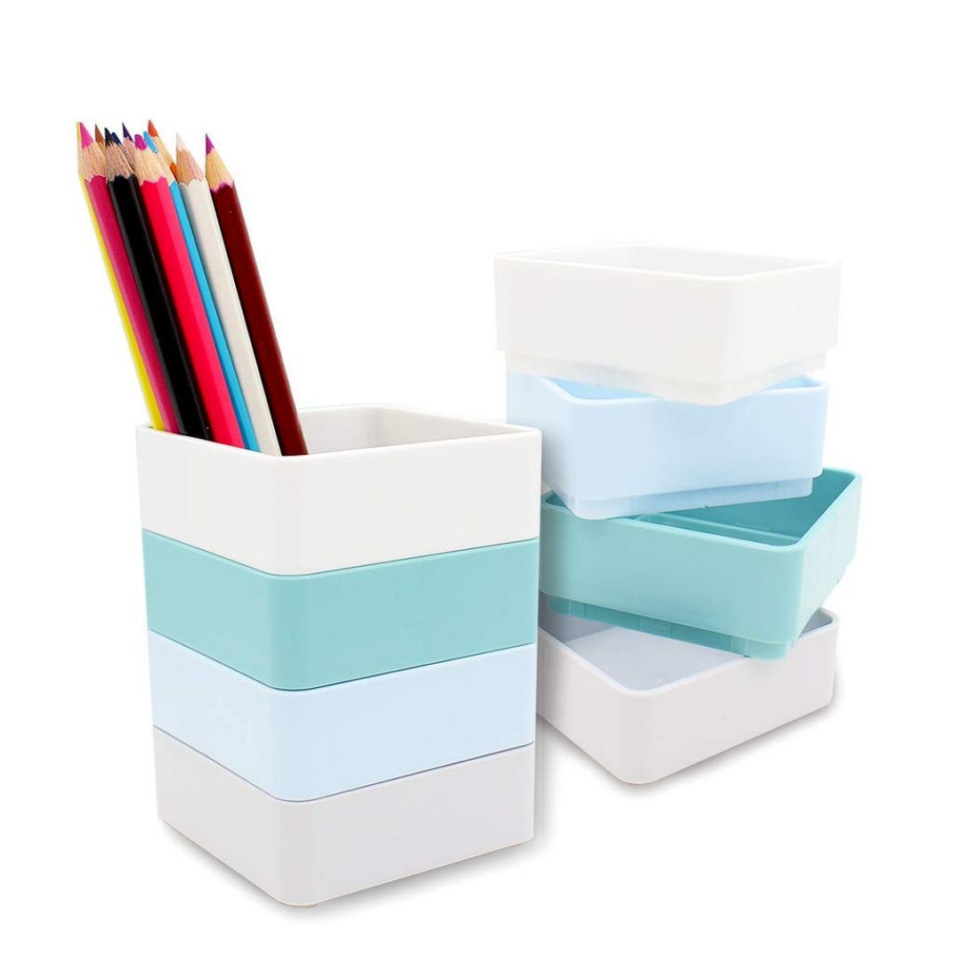 Custom Modular Plastic Pen Holder
