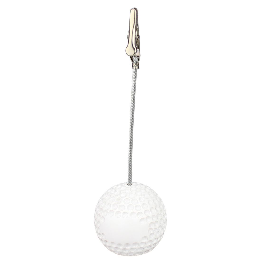 Golf Ball Memo Clip Menu Card Holder
