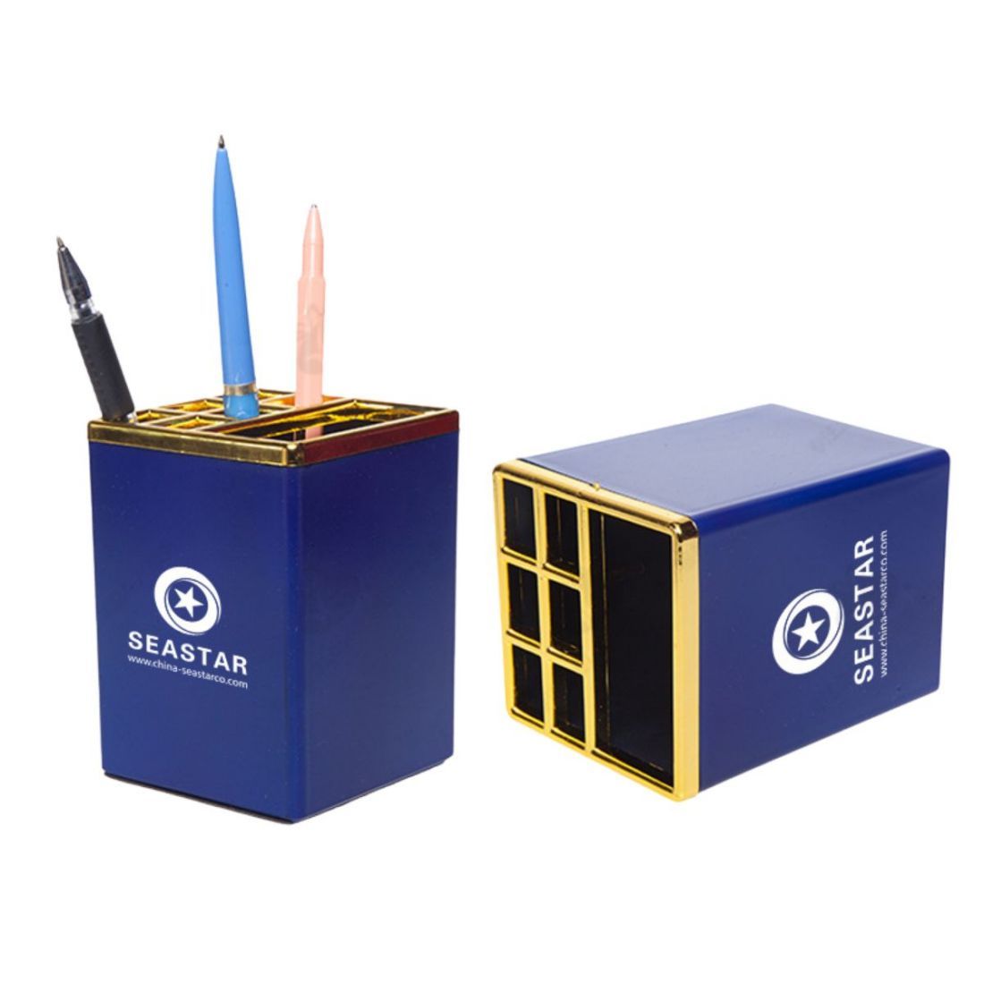 Custom Multi-Slot Plastic Pen Holder