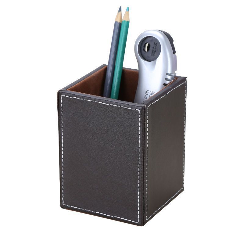 Custom Debossed Leather Pen Holder