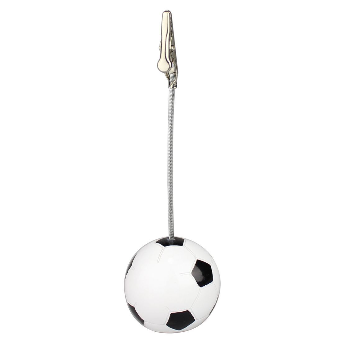 Soccer Ball Alligator Clip Memo Holder