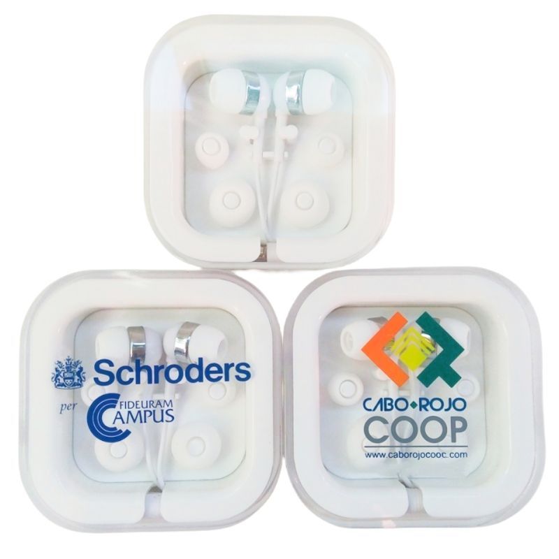 Custom Earbuds with Mic in Travel Case