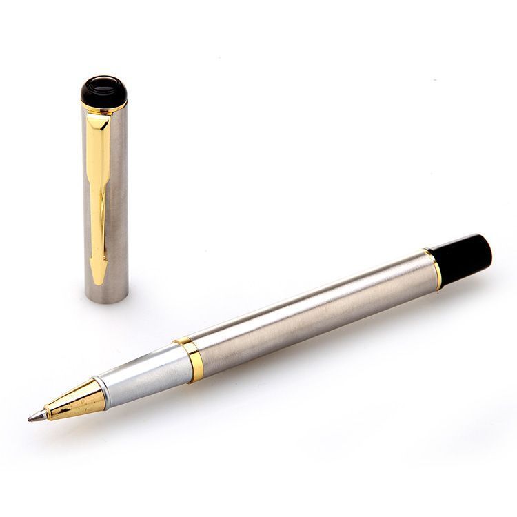 Custom Gold Trim Executive Rollerball Metal Pen