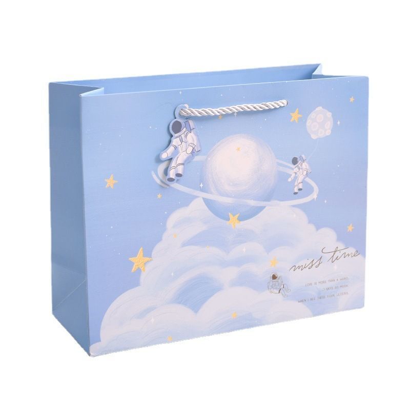 Personalized Euro Tote Paper Bag with Rope Handle