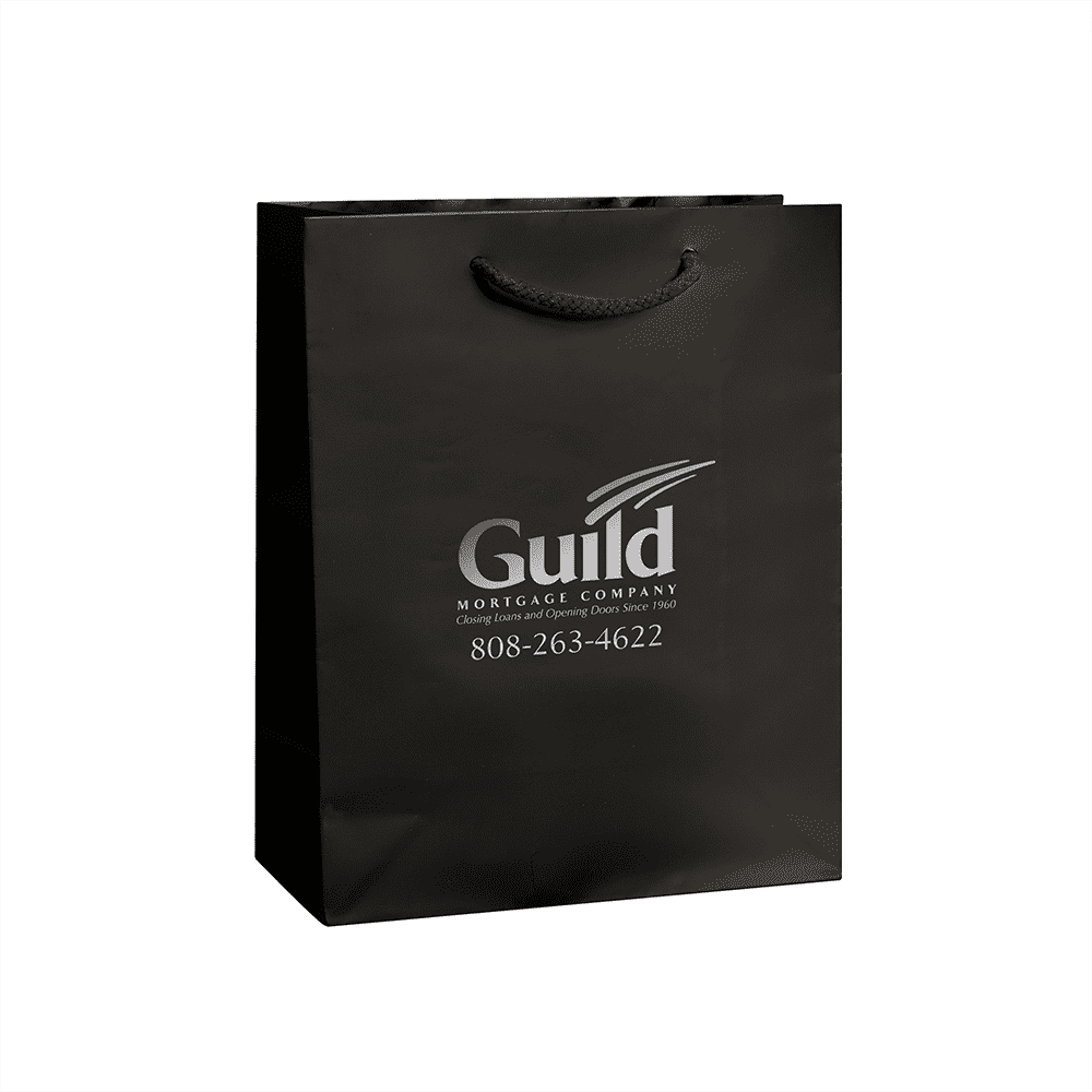 Custom Matte Paper Euro Totes - 9.5