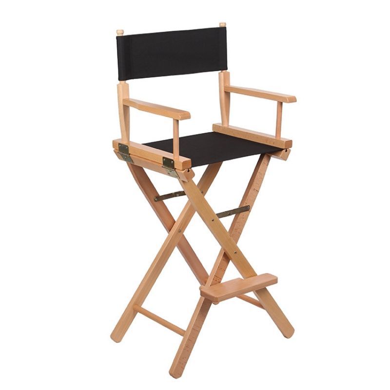 Custom Bar Height Wooden Director's Folding Chair