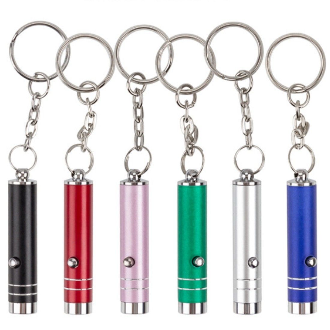 UV LED Keychain Light Mini Money Detector Torch