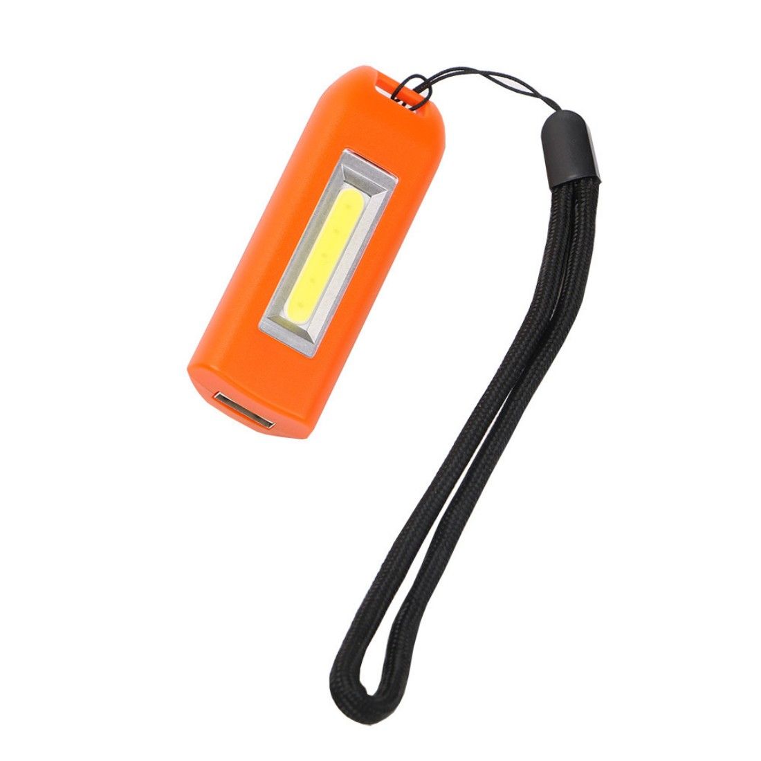 Custom USB Rechargeable Mini COB LED Flashlight
