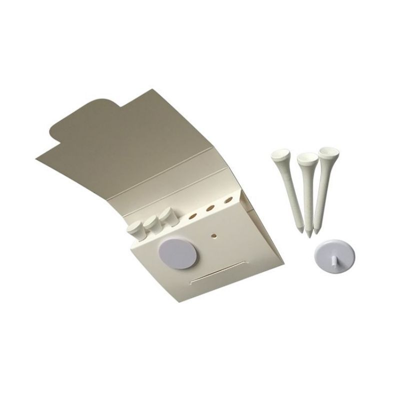 Custom Wood Golf Tee Set with Paper Case
