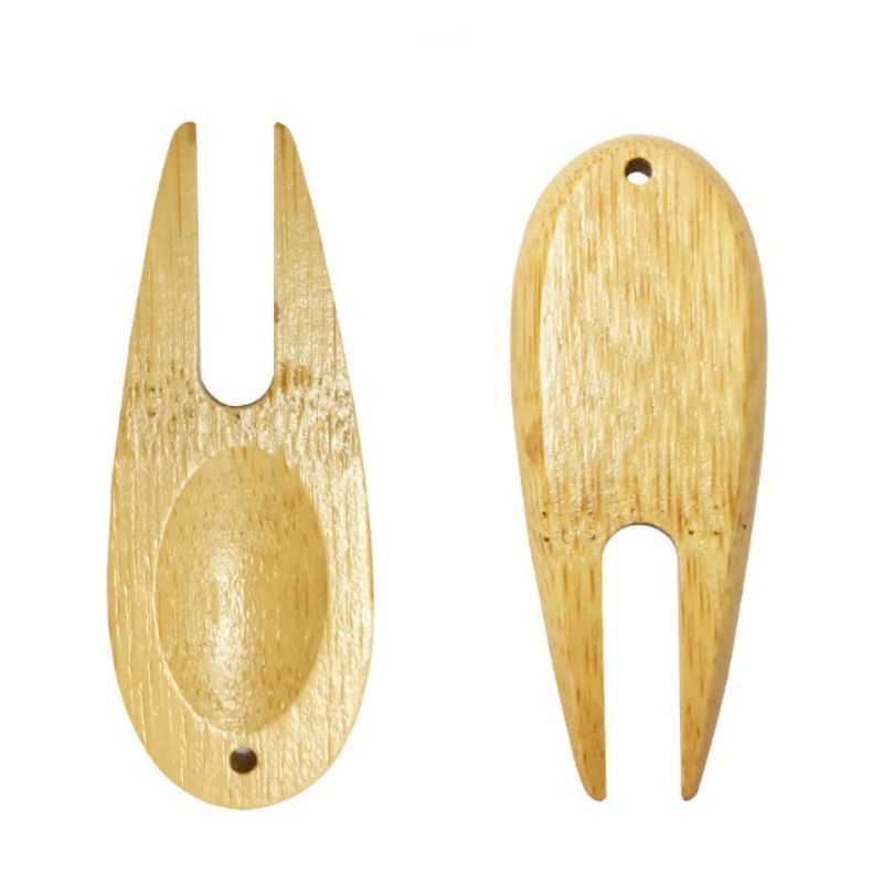 Custom Bamboo Golf Divot Tool