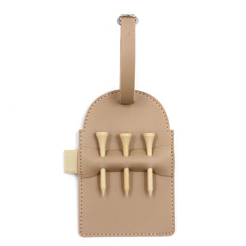 Custom PU Leather Golf Tee Holder